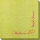 Corner Text with Graphic Double Hearts Bamboo Luxe Napkins Image 1 of 3